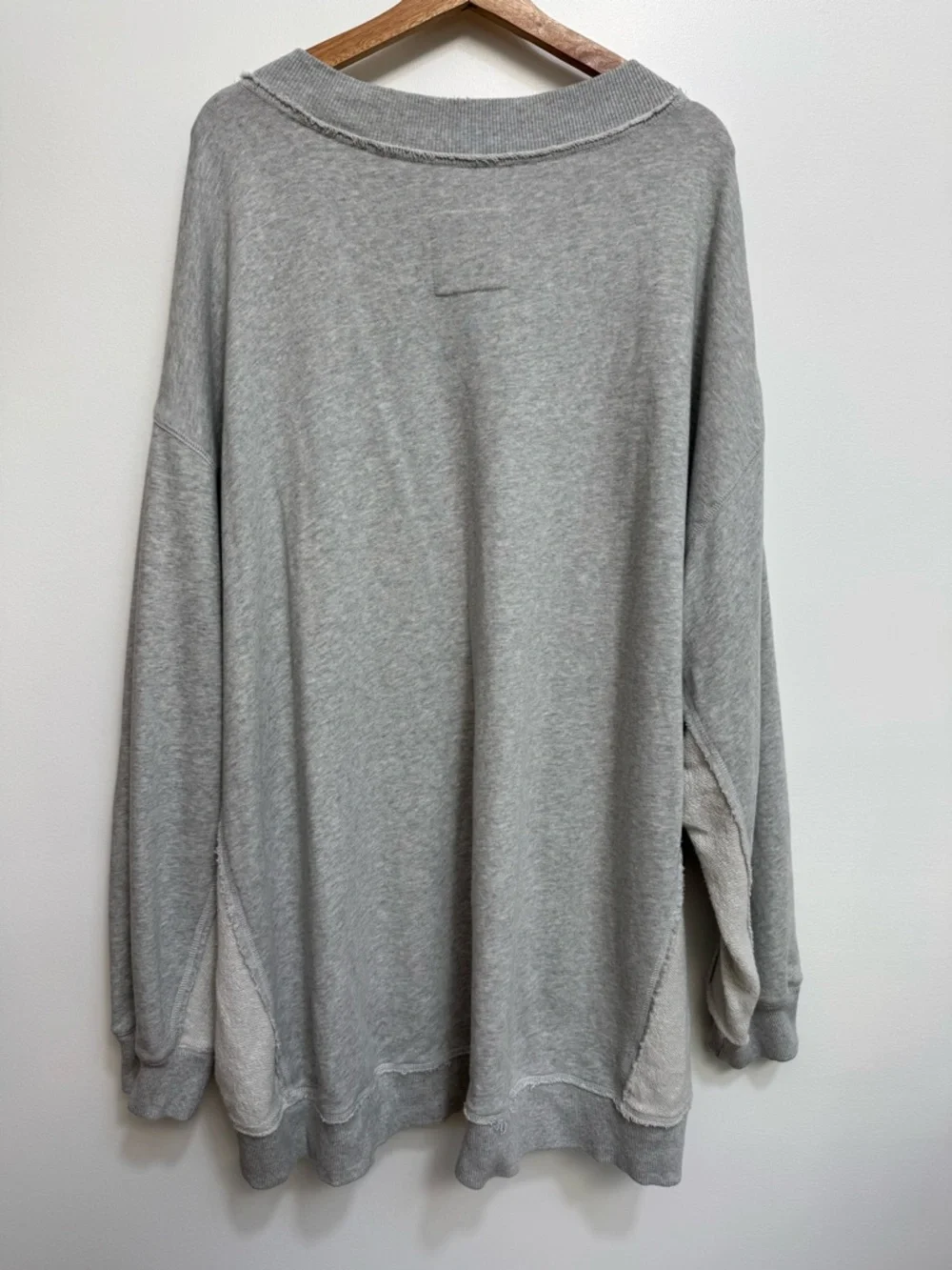 Aerie Vacay Everyday V-Neck Sweatshirt Women’s XXL Oversized Loungewear Travel - Picture 7 of 12